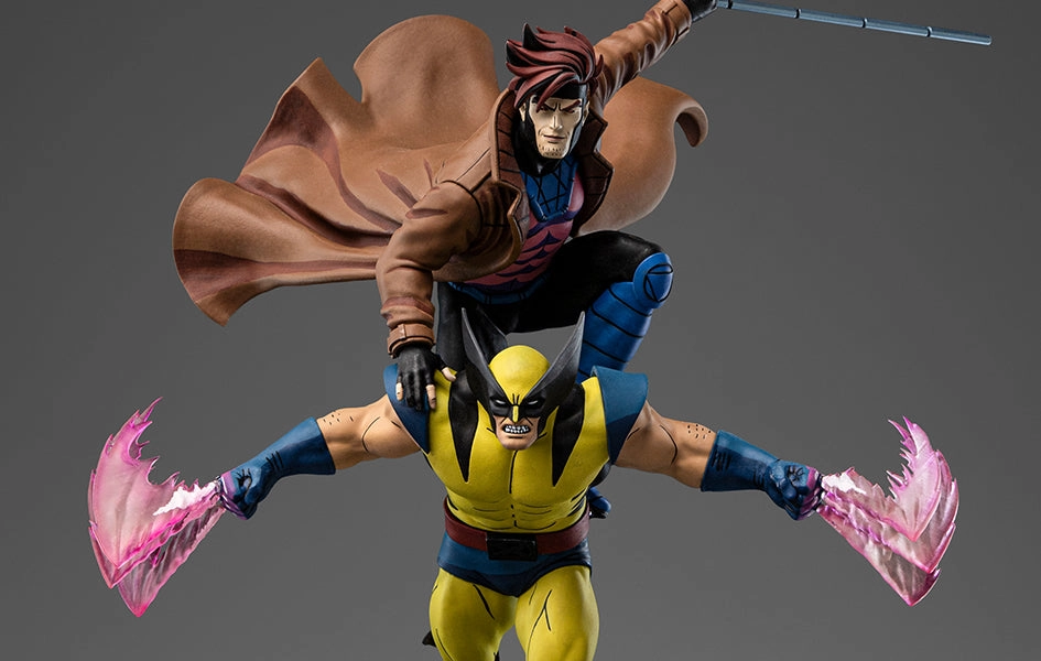 X-Men '97 - Gambit & Wolverine Art Scale 1/10 Glow In Dark