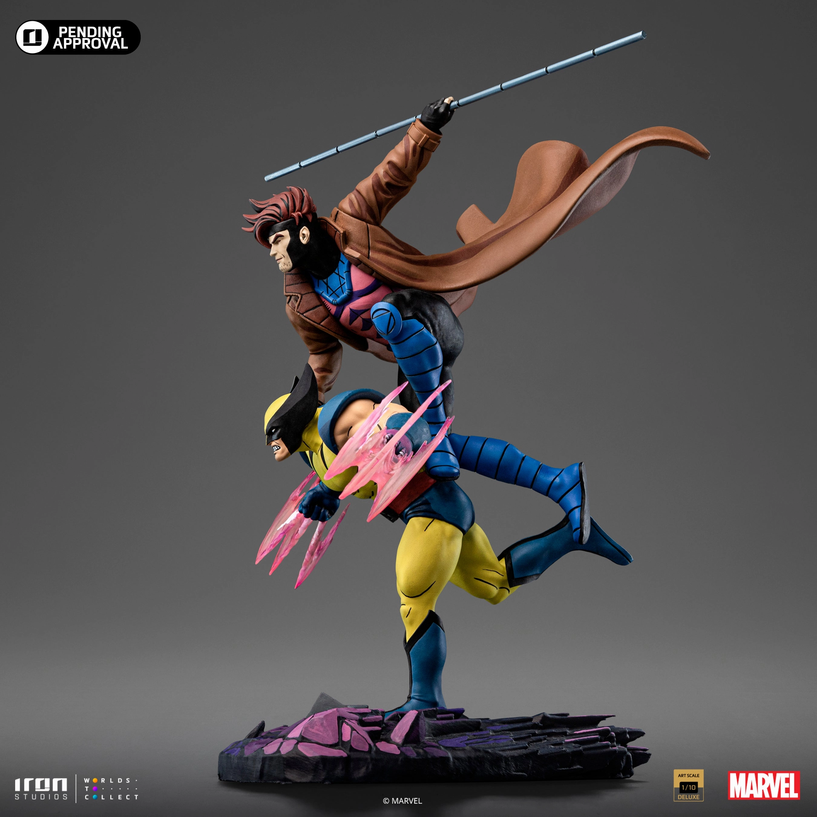 X-Men '97 - Gambit & Wolverine Art Scale 1/10 Mid Century