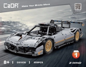 Z-Wind Pagani Zonda Building Blocks Set Unrated Version Deep Systems