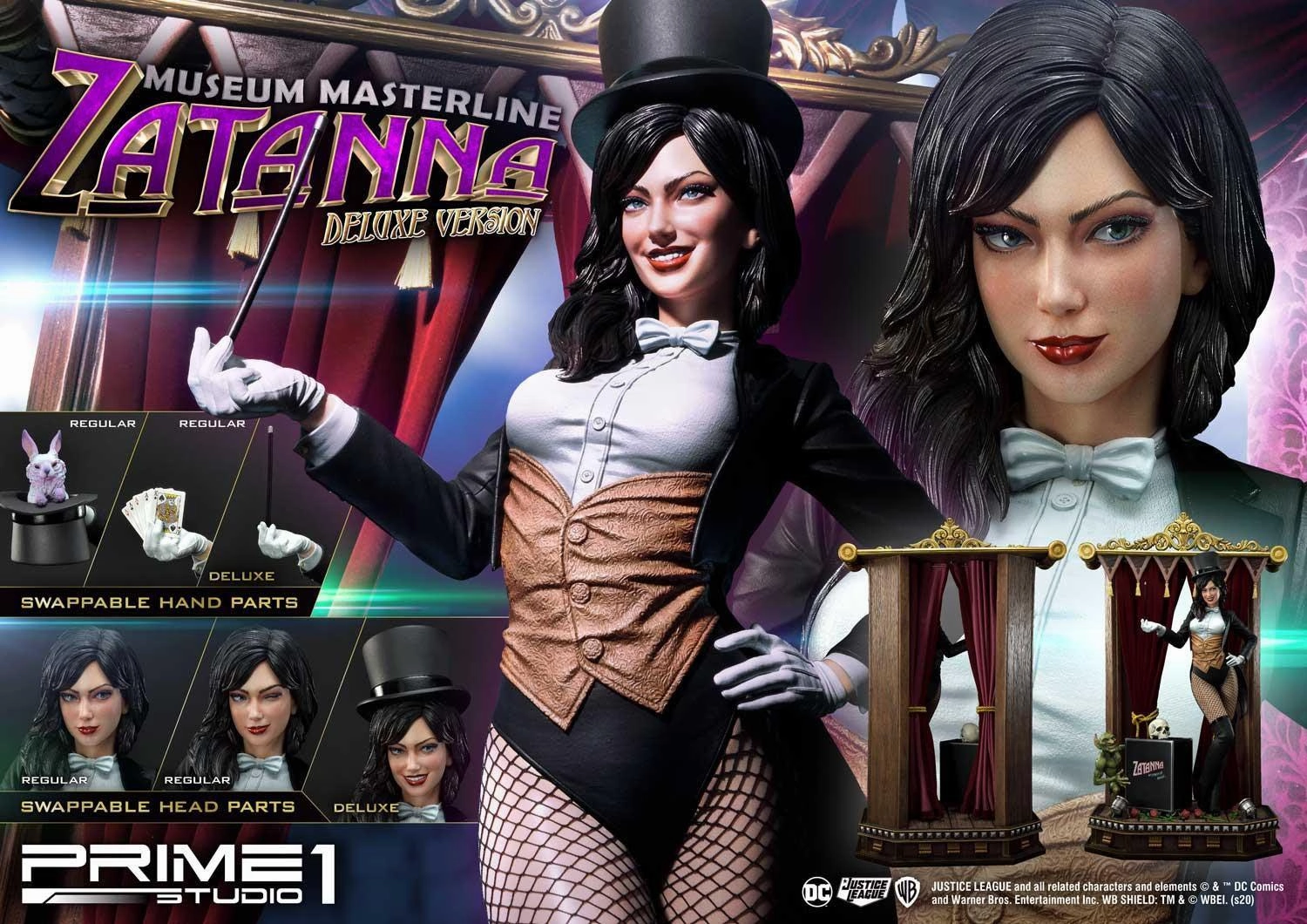 Zatanna DELUXE 1/3 Scale Statue DC Shareable Content Movie Figure